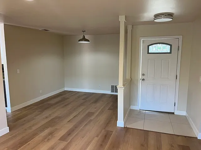 Dining area and entry