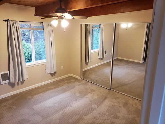 Bedroom with large closet