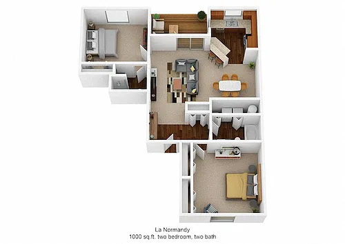 Floor plan La Normandy
