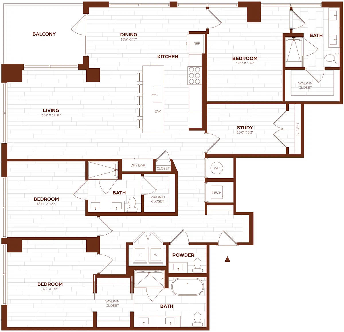 Floor plan S3D(A)