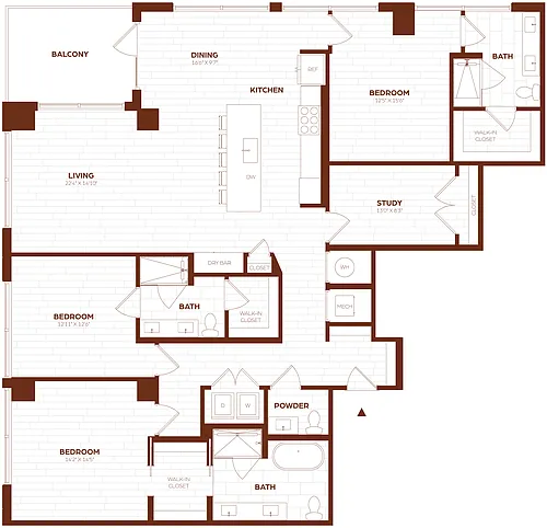 Floor plan S3D(A)