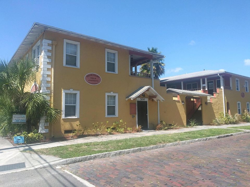 Front of building.