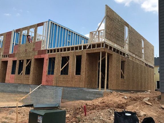 Front Elevation Construction Progress.