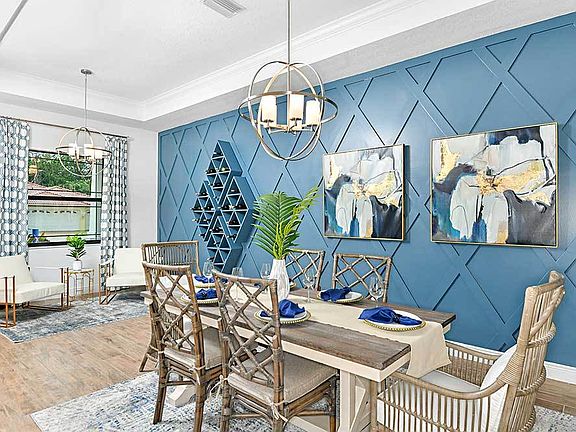 Joyce model home dining room by William Ryan Homes Tampa