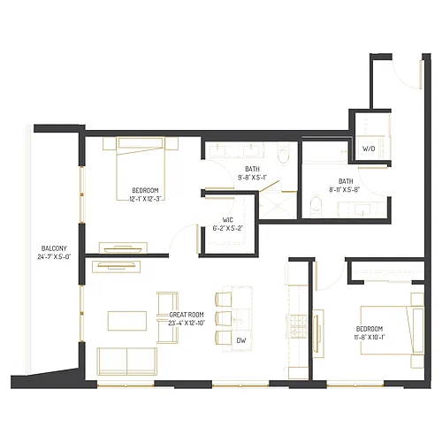 Floor plan D4