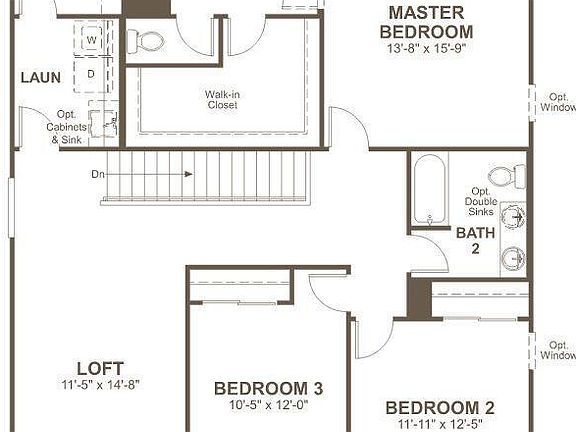 Layout of 2nd floor