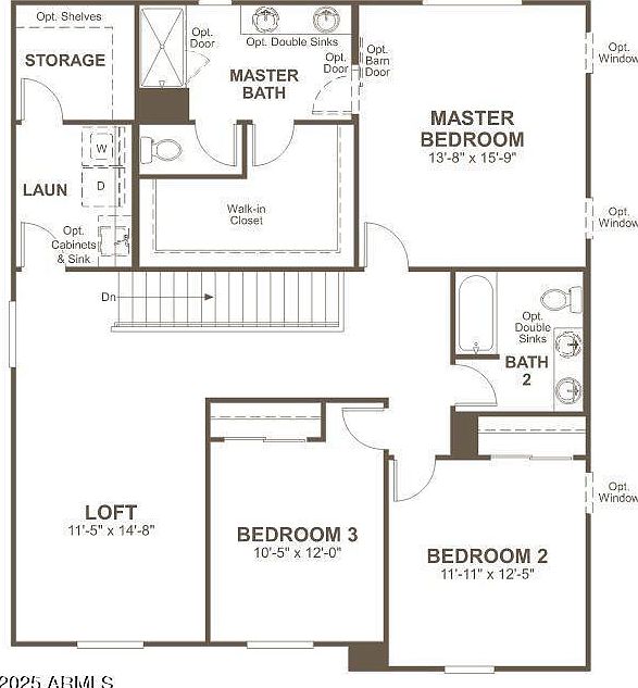 Layout of 2nd floor