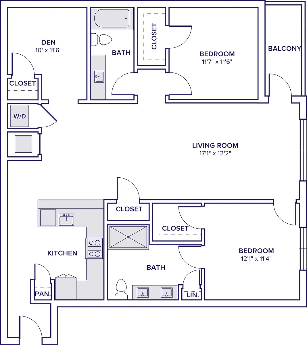 Floor plan B10D - South Tower