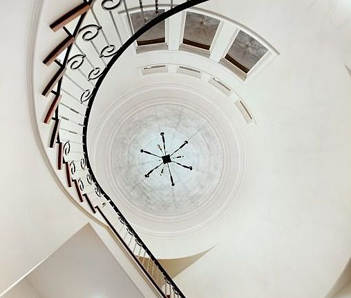 Domed ceiling above foyer