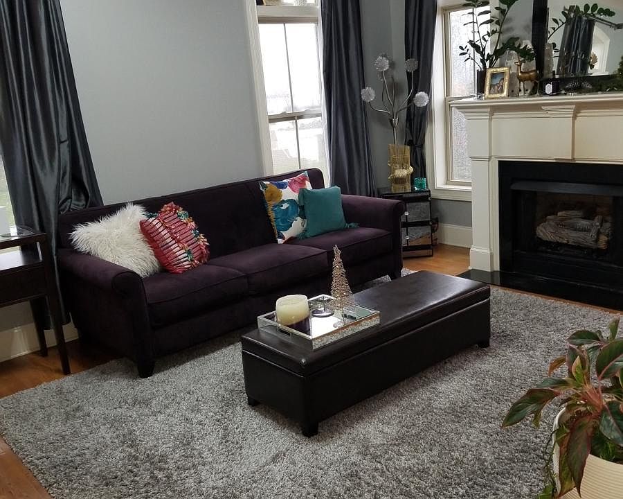 living - staged