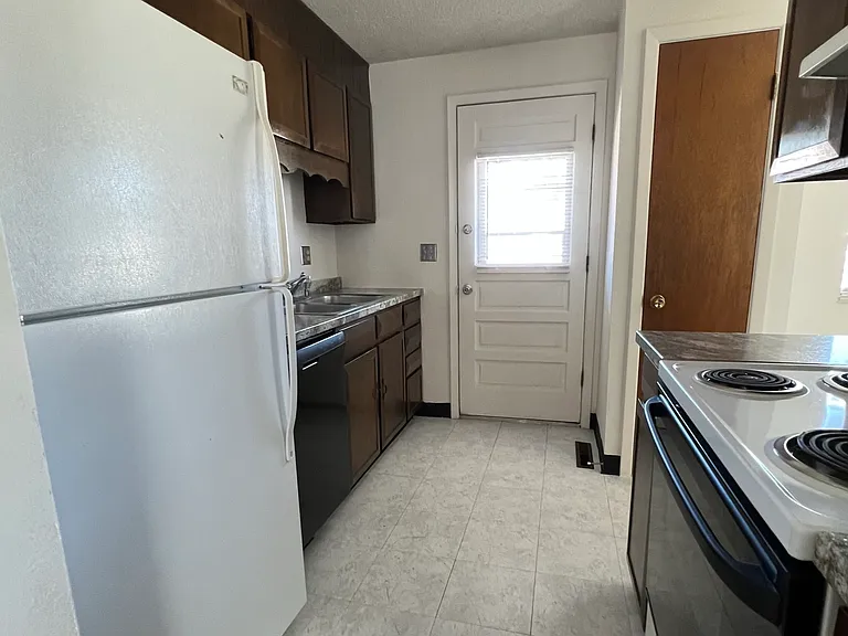 kitchen from hallway