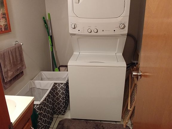 Half-bath and laundry room