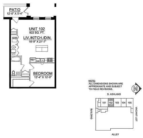 Floor plan 102