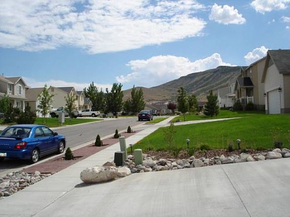 Neighborhood street scene