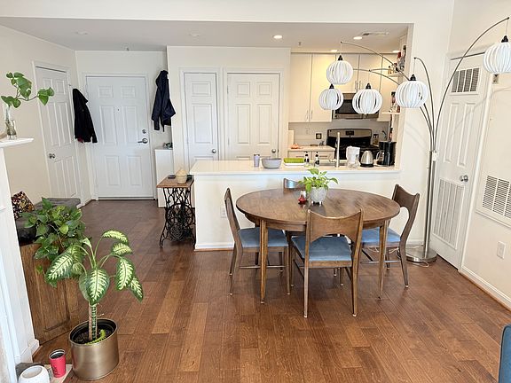 Dining area and kitchen
