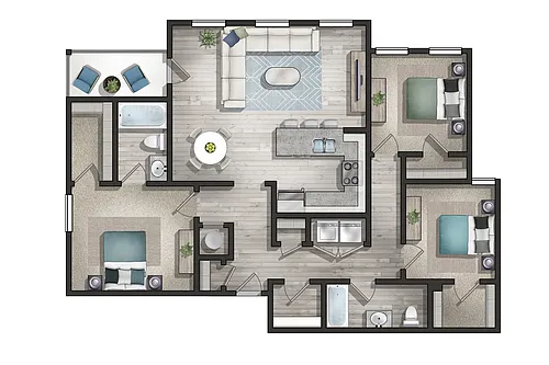 Floor plan The Tensaw
