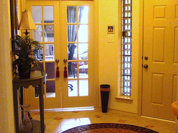 Foyer Entrance with French Doors to the Office/Study