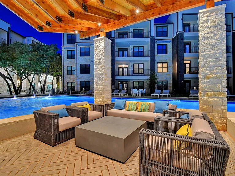 Enjoy an evening out at the pool.