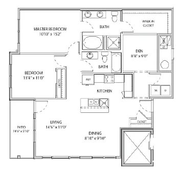 Floor plan Hawthorn