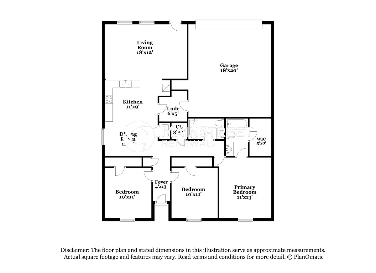 Floor Plan - 735 Panola Dr