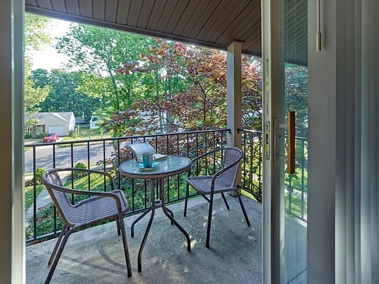 Enjoy being outside on your large balcony or patio
