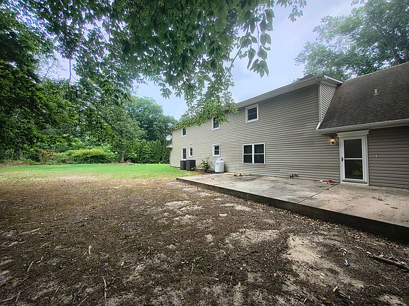 Back yard with patio