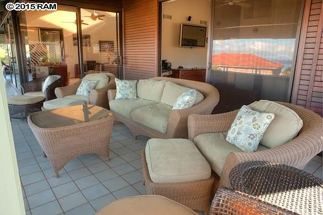 Den Area on Long Balcony Upstairs