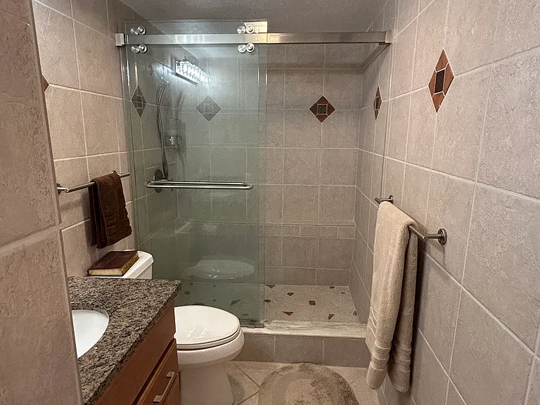 Bathroom #2 with new ceiling and new bath extraction fan