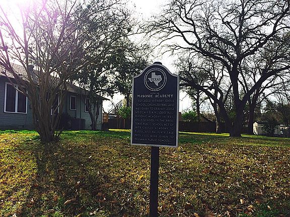 Historical marker.