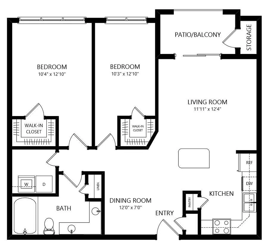 Floor plan C-B1