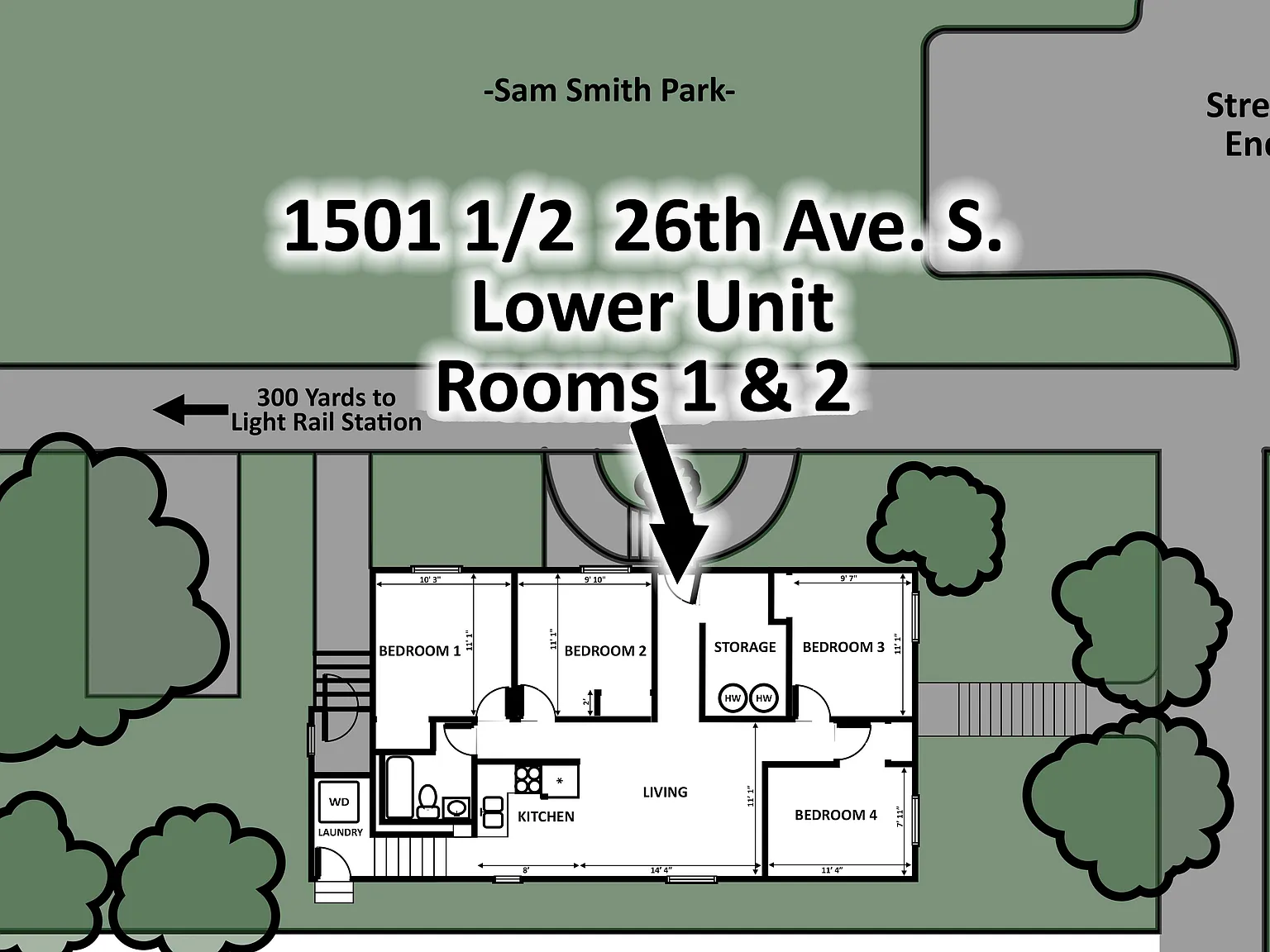 2 bed, 1045 sqft, $1,100 — Photo 3