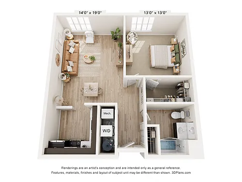 Floor plan 1D
