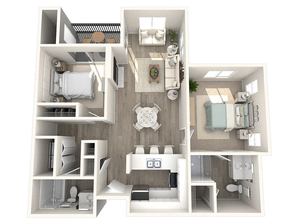 Floor plan 2Bedroom TA Reno2
