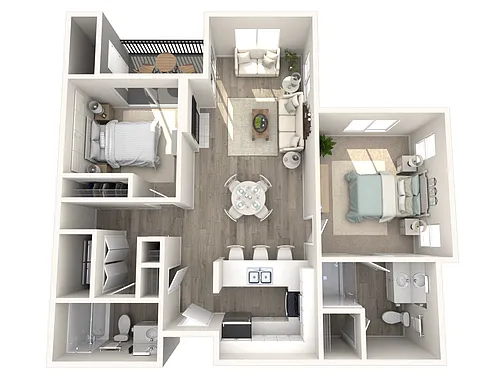 Floor plan 2Bedroom TA Reno2