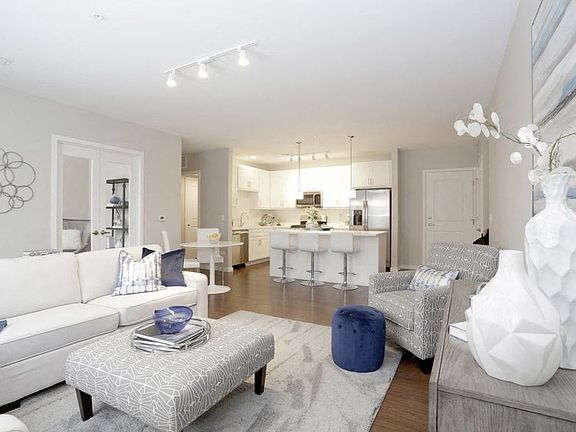 Living Room - 1 Bedroom + Den (Unit B)