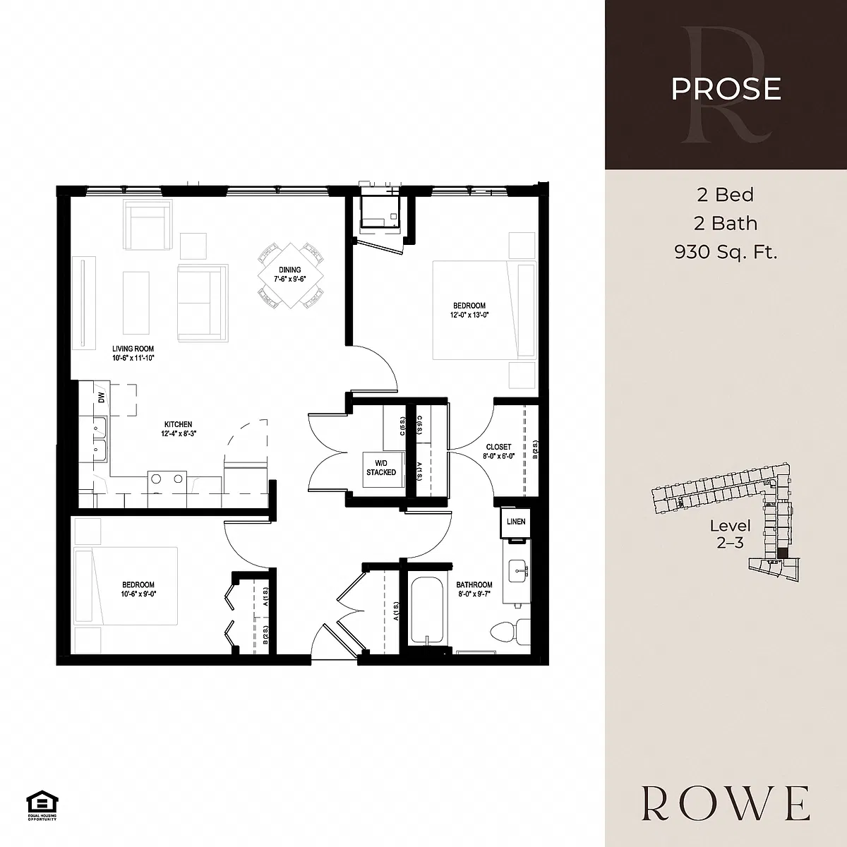 Floor plan Prose