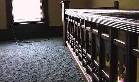 Stair rail detail 2nd flr.