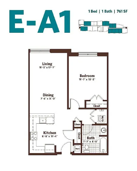 Floor plan E-A1