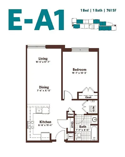 Floor plan E-A1