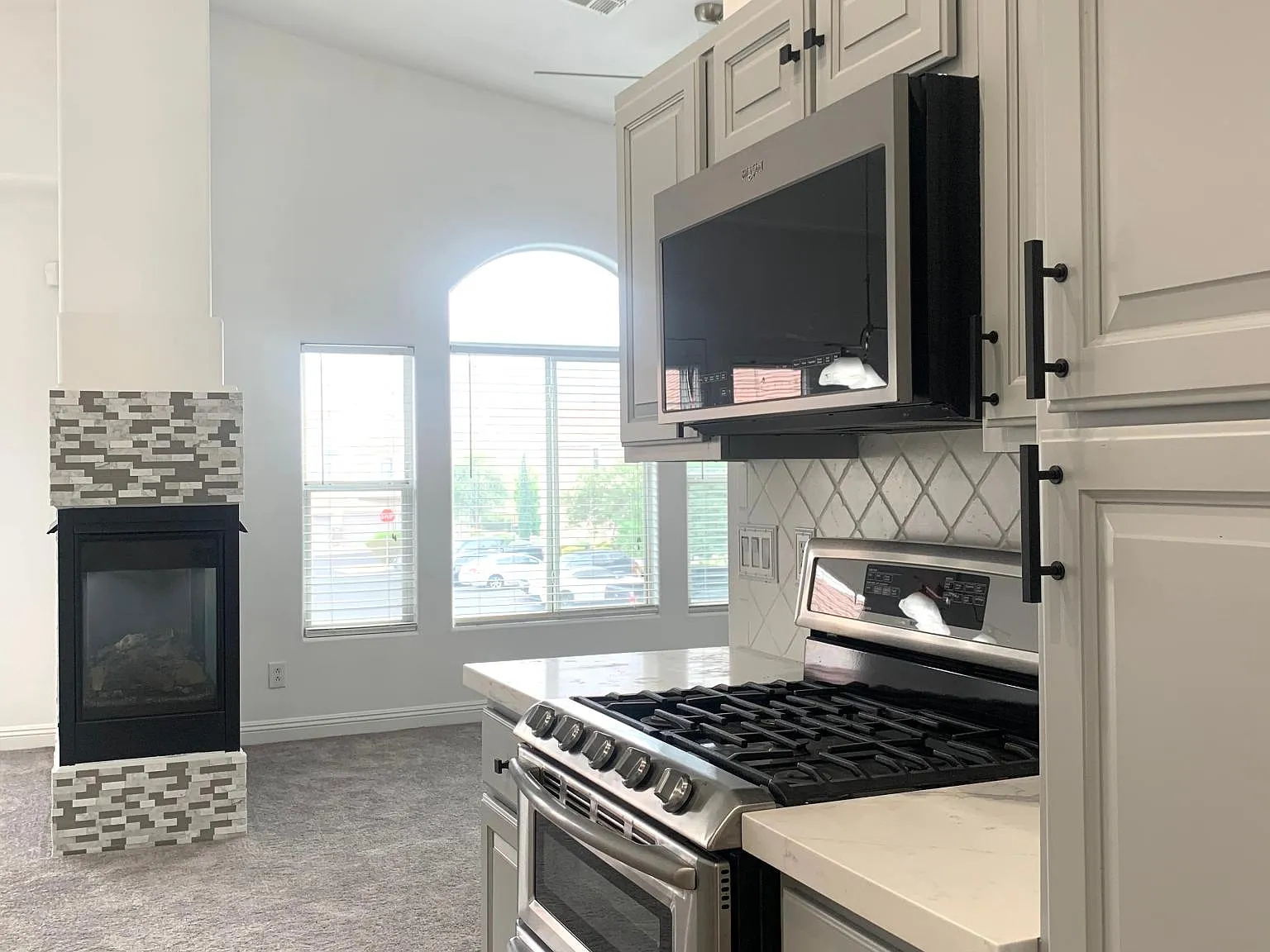 High end appliances and a double oven