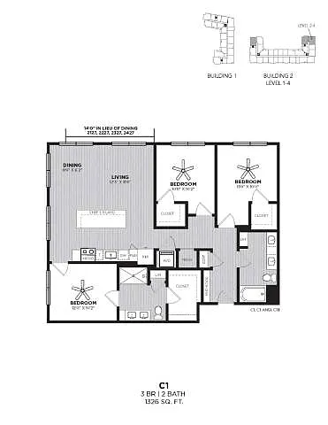 Floor plan C1