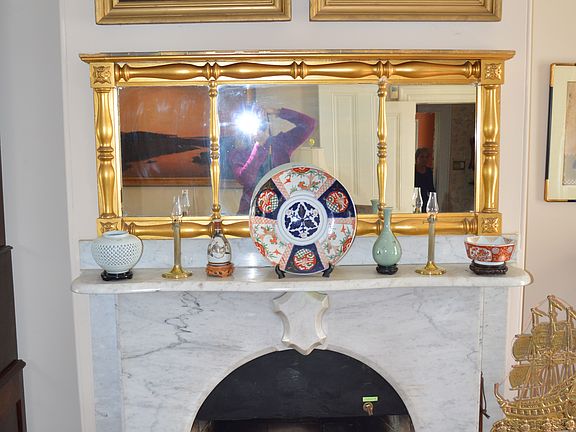 Stately Living Room Fireplace