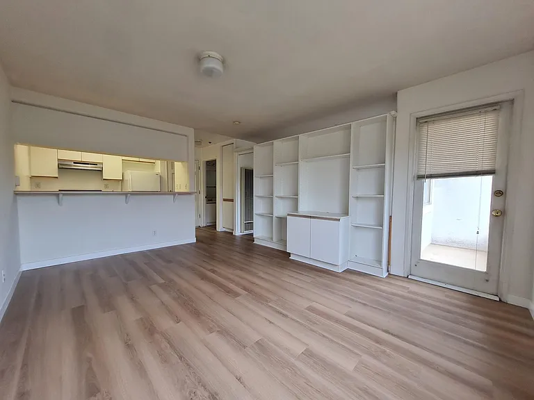 Living area and balcony