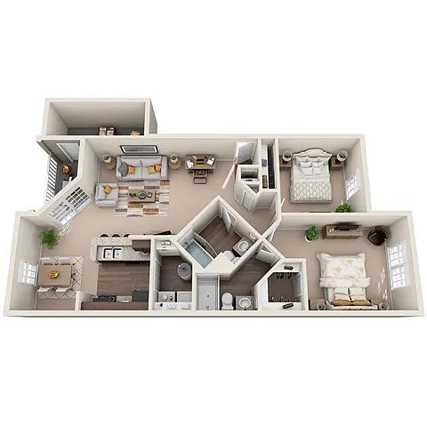 Floor plan Evanston B