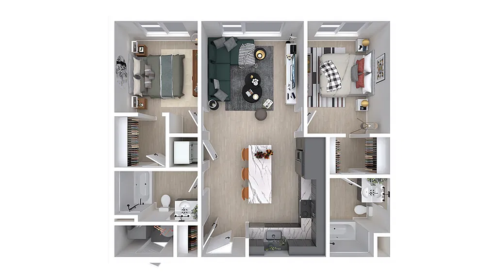 Floor plan Bernina (Market Rate)