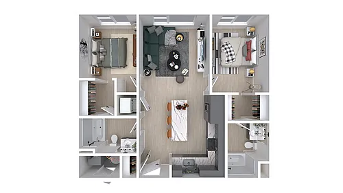 Floor plan Bernina (Market Rate)
