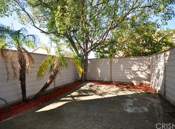 Private patio with entry from living room
