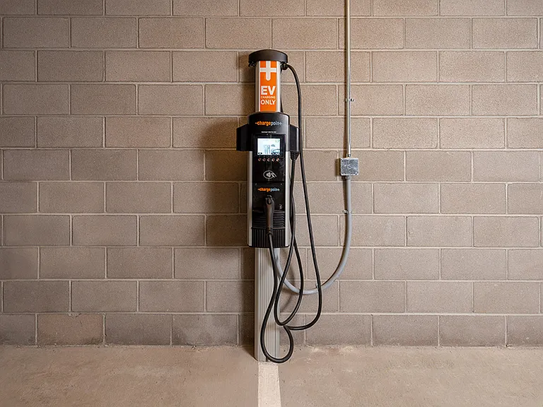 Electric car charging stations