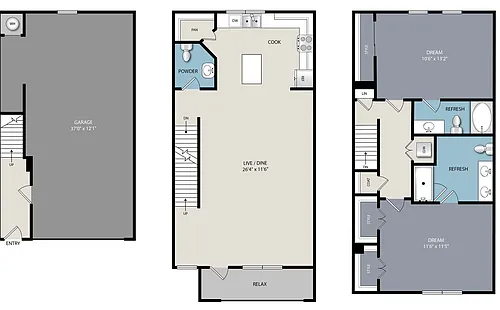 Floor plan B2B-A
