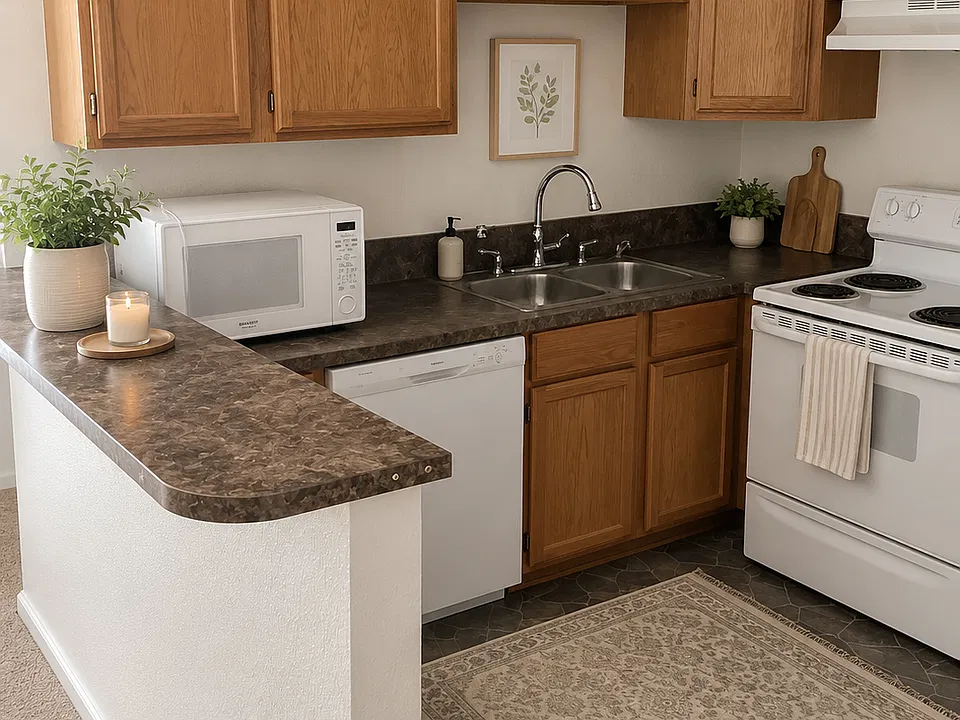Virtually staged to illustrate furnishing possibilities.